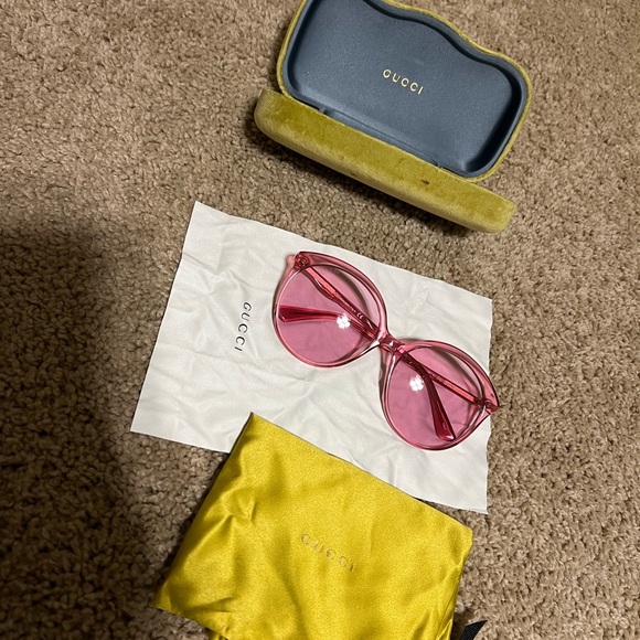 Pink Tinted Gucci Sunglasses - Picture 2 of 7